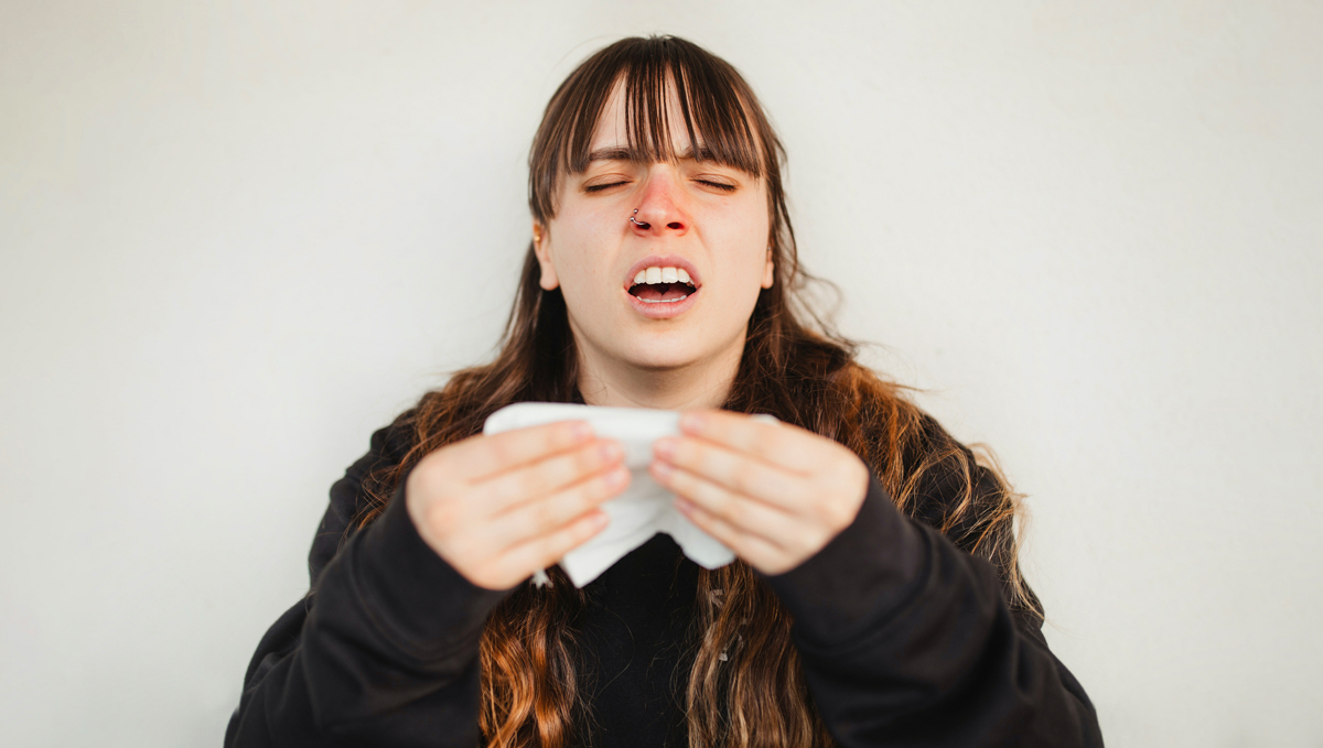 Symptoms of a cold or flu