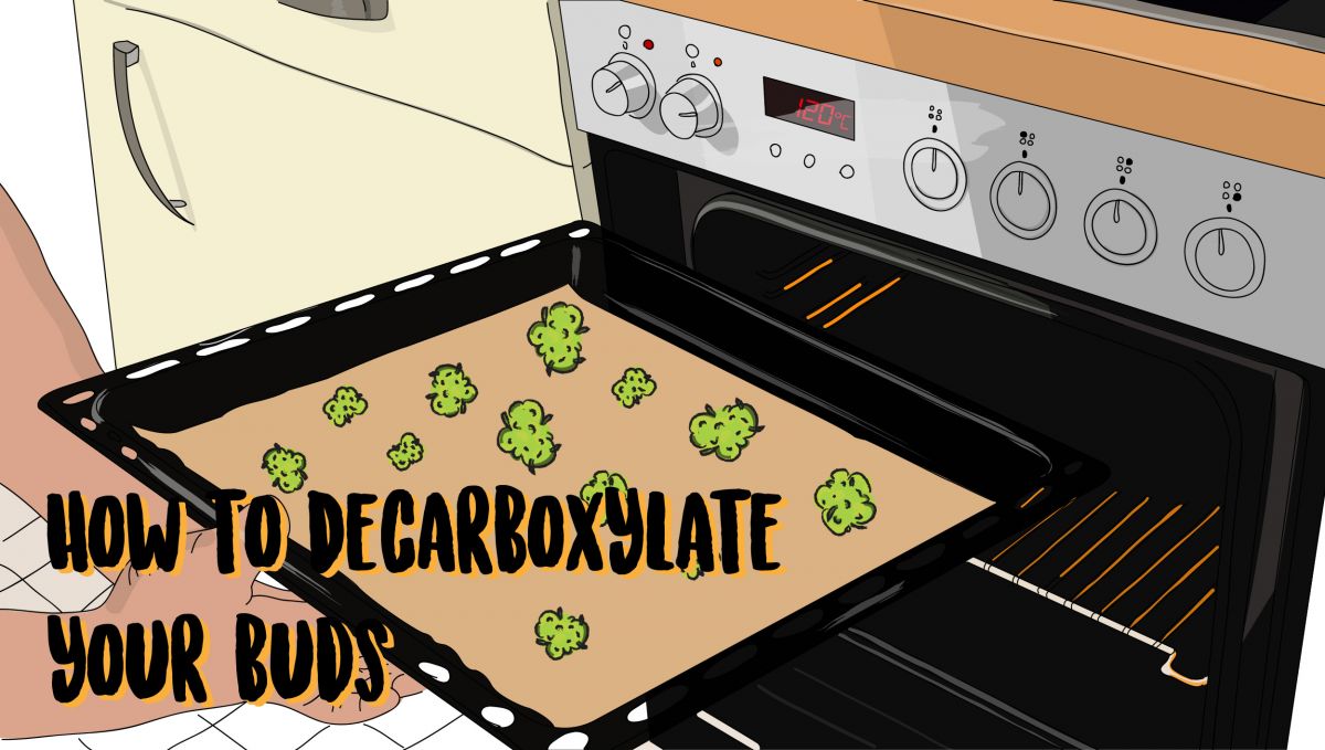 How to decarboxylate cannabis buds