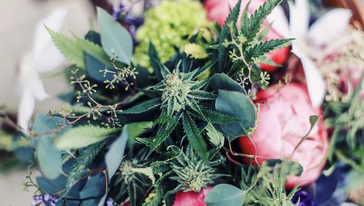 Give your lover a weed flowers bouquet this Valentine's Day.