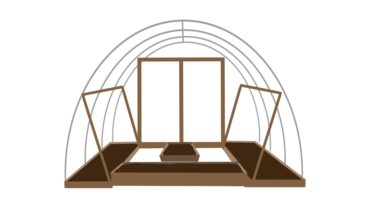 How To Build A Greenhouse: basic structure of a greenhouse