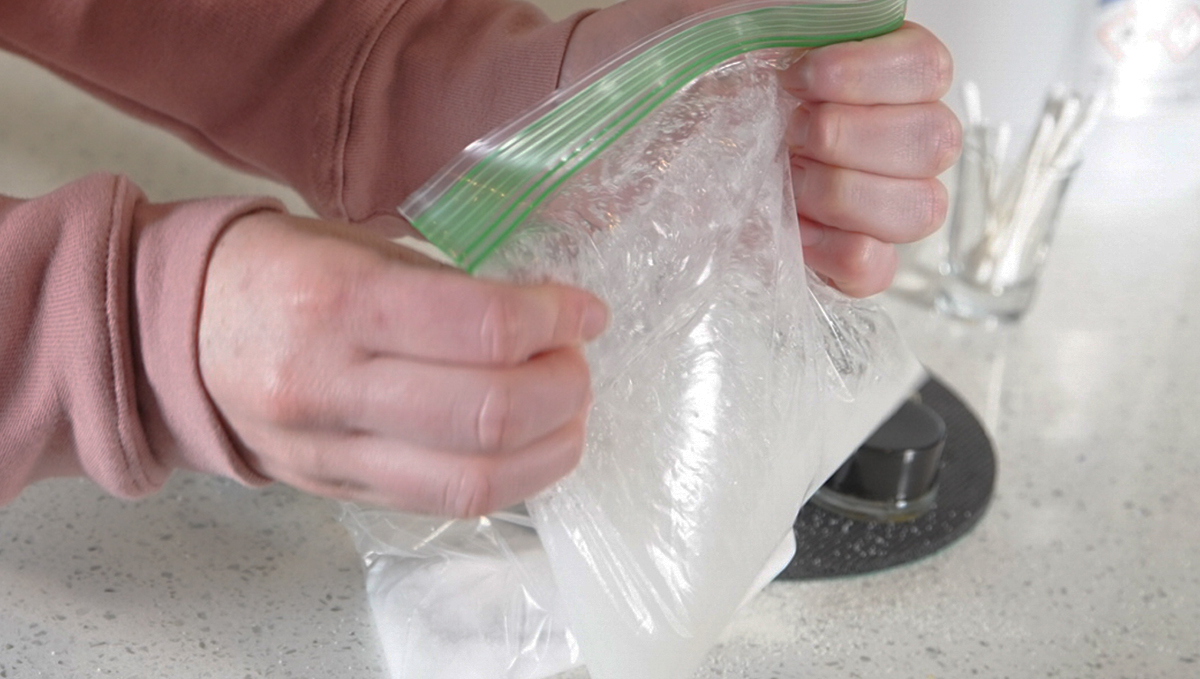 Use rubbing alcohol and salt to clean your pipe.