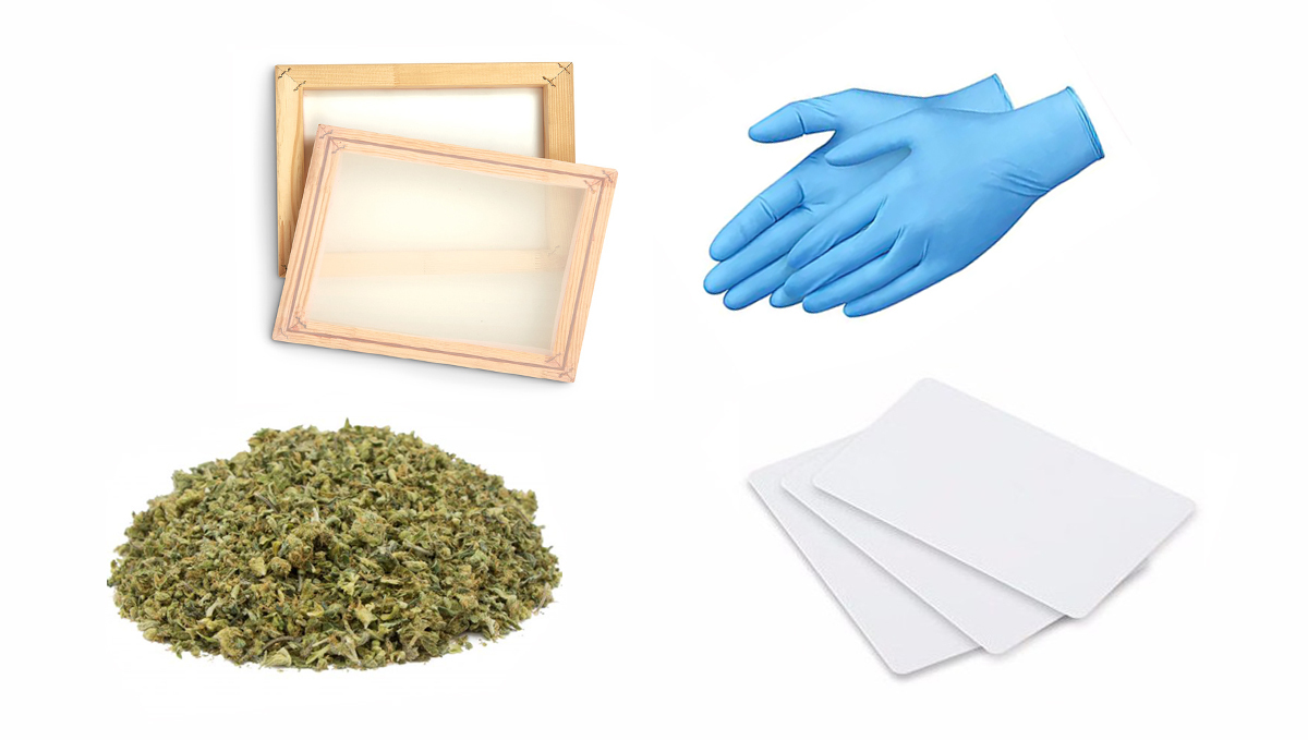 How to make dry sift: material