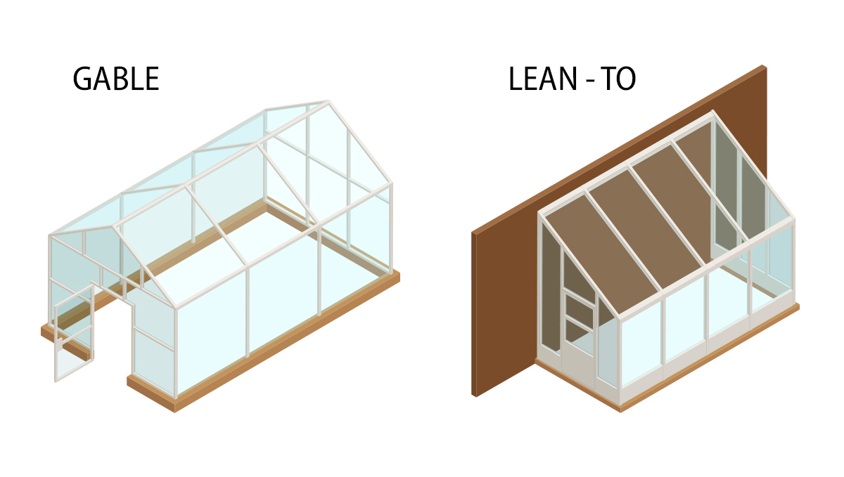 How To Build A Greenhouse: Gable and lean-to greenhouses