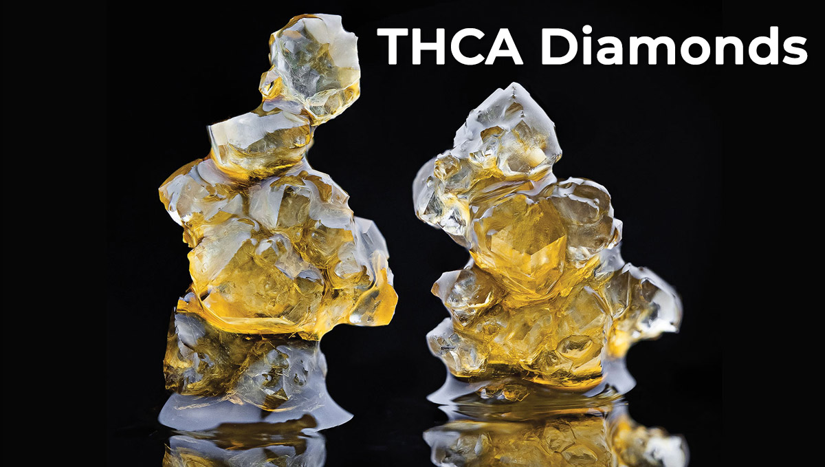 This is what THCA diamonds look like. This is what THCA diamonds look like.