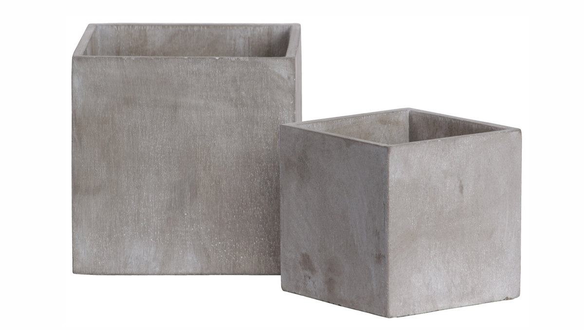 Tipos de vasos para o cultivo de autoflorescentes: vasos de cimento