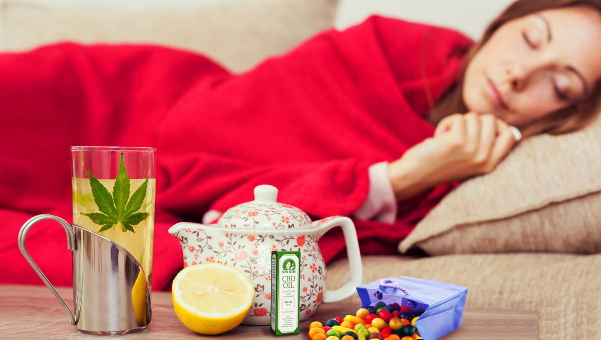 Don't smoke when your throat is sore!