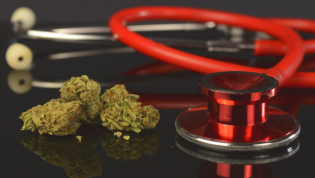 Vasodilation from cannabis can ease blood pressure and slow the heartrate.