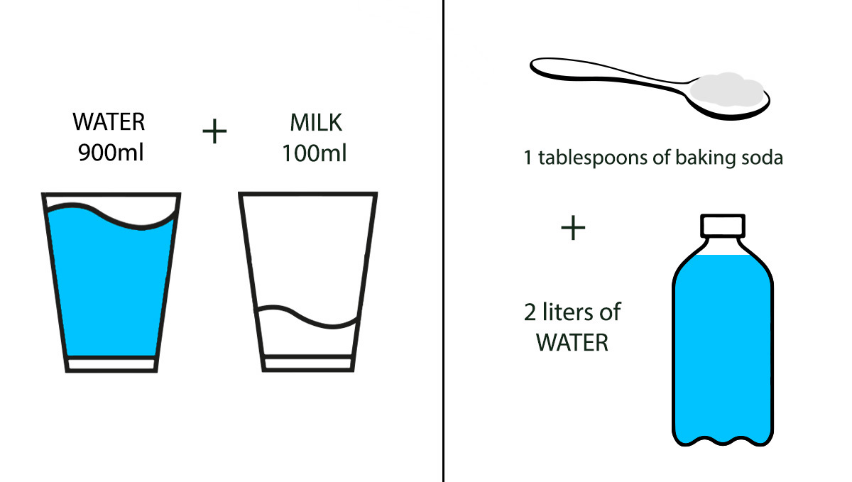 Mix to eliminate mildew