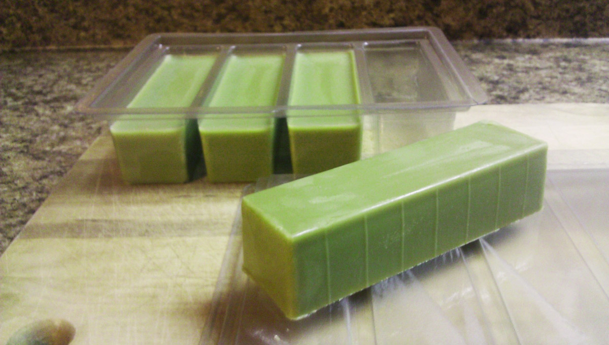 Separate your cannabutter in molds before freezing.
