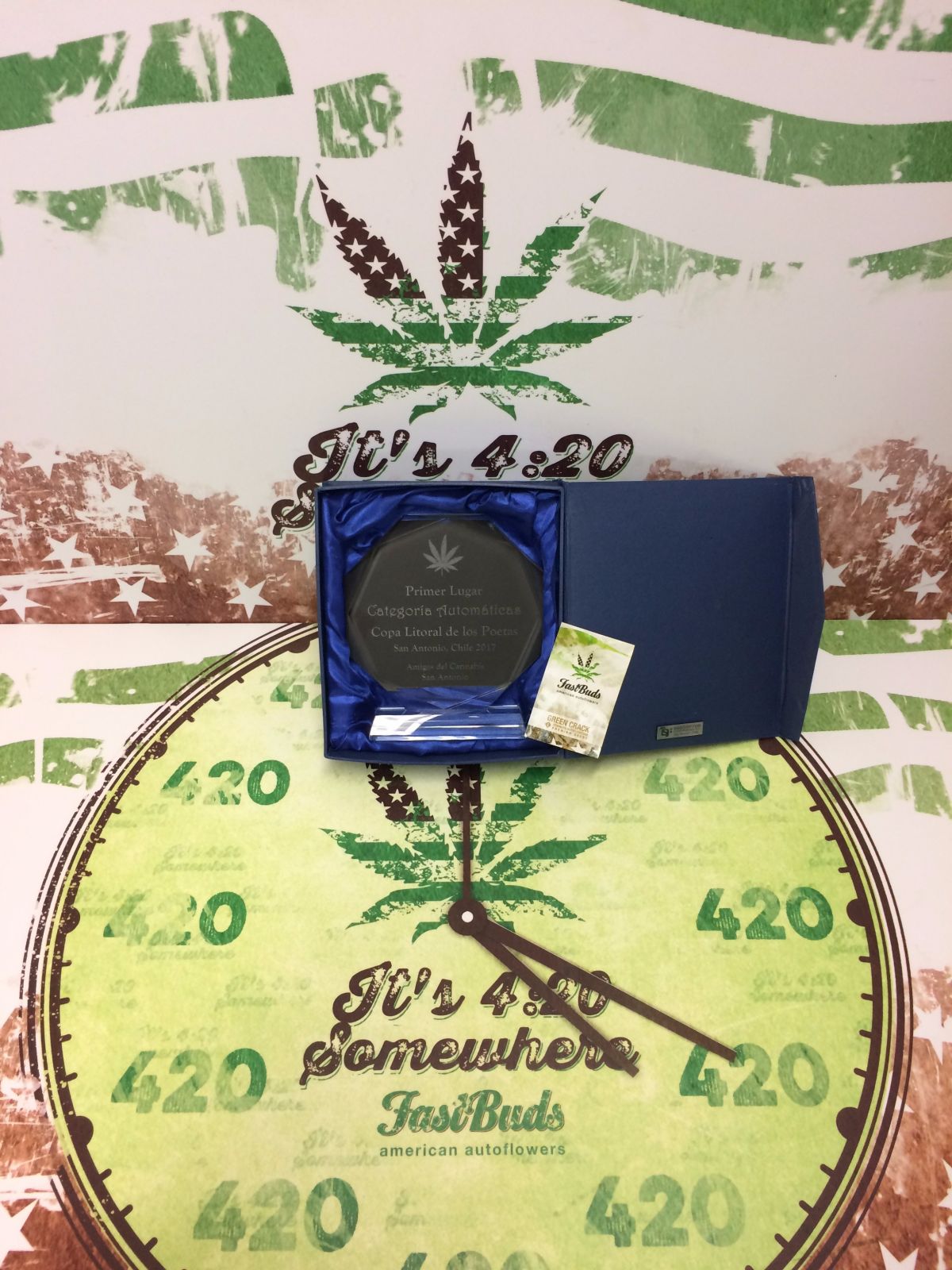 trofeo ganador autoflorecientes Green Crack Fast Buds
