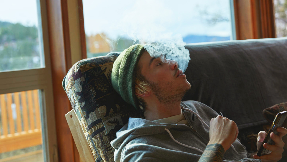 To calm the cannabis shakes just relax!