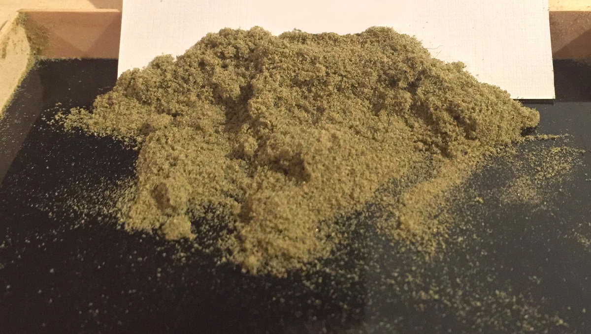 How to make dry sift: step 3