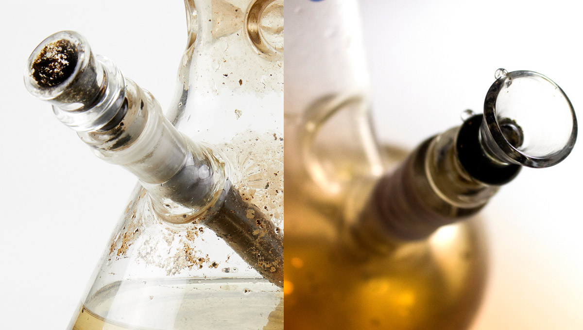 Dirty vs clean bowl Dirty vs clean bowl