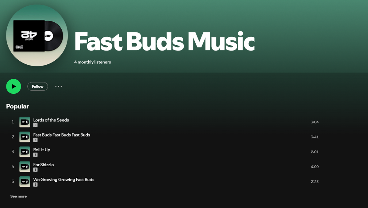 Себастиан обсъжда новия албум Fast Buds за сесии по отглеждане на канабис.