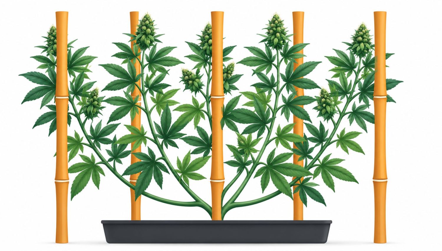 7 Top Tips On Supporting Heavy Buds Indoors: Bamboo Canes