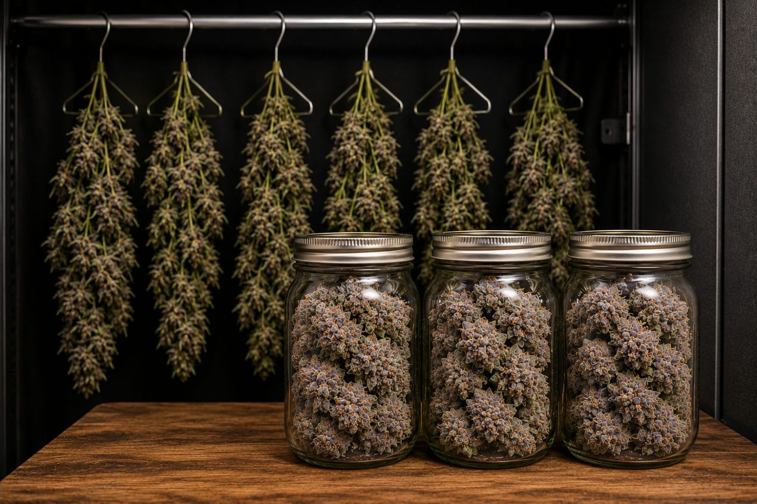 How to grow weed at home: curing and drying