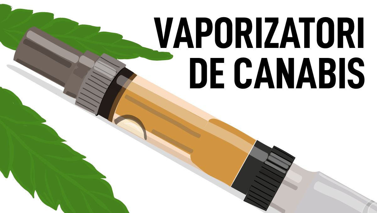 Vaporizatoare: Ilustrație Stilou Vaporizator de Canabis Vaporizatoare: Ilustrație Stilou Vaporizator de Canabis