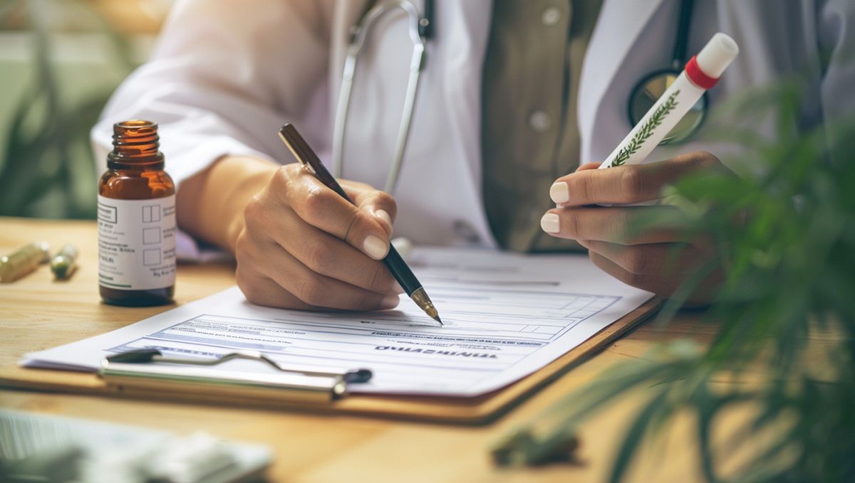 Weed in North Carolina: Cannabis Legal Status Guide: A doctor prescribing cannabis medicine