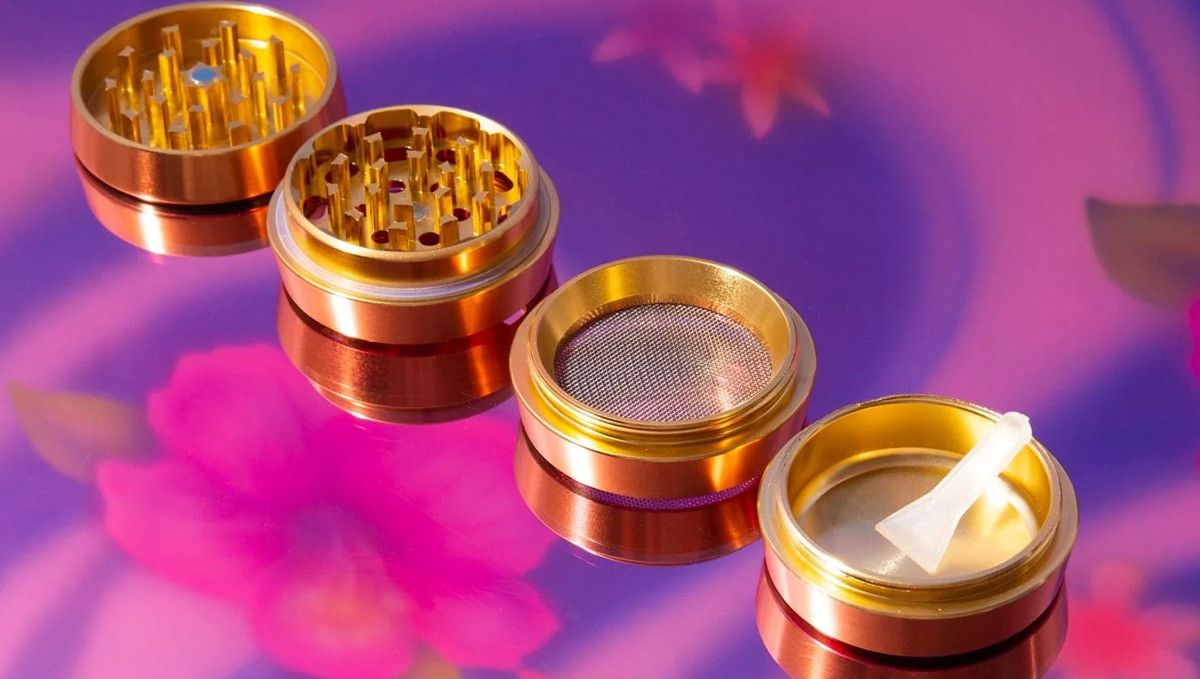 15 Best Weed Grinders to Buy in 2022: Sackville & Co. 3-Tier Gilded Grinder
