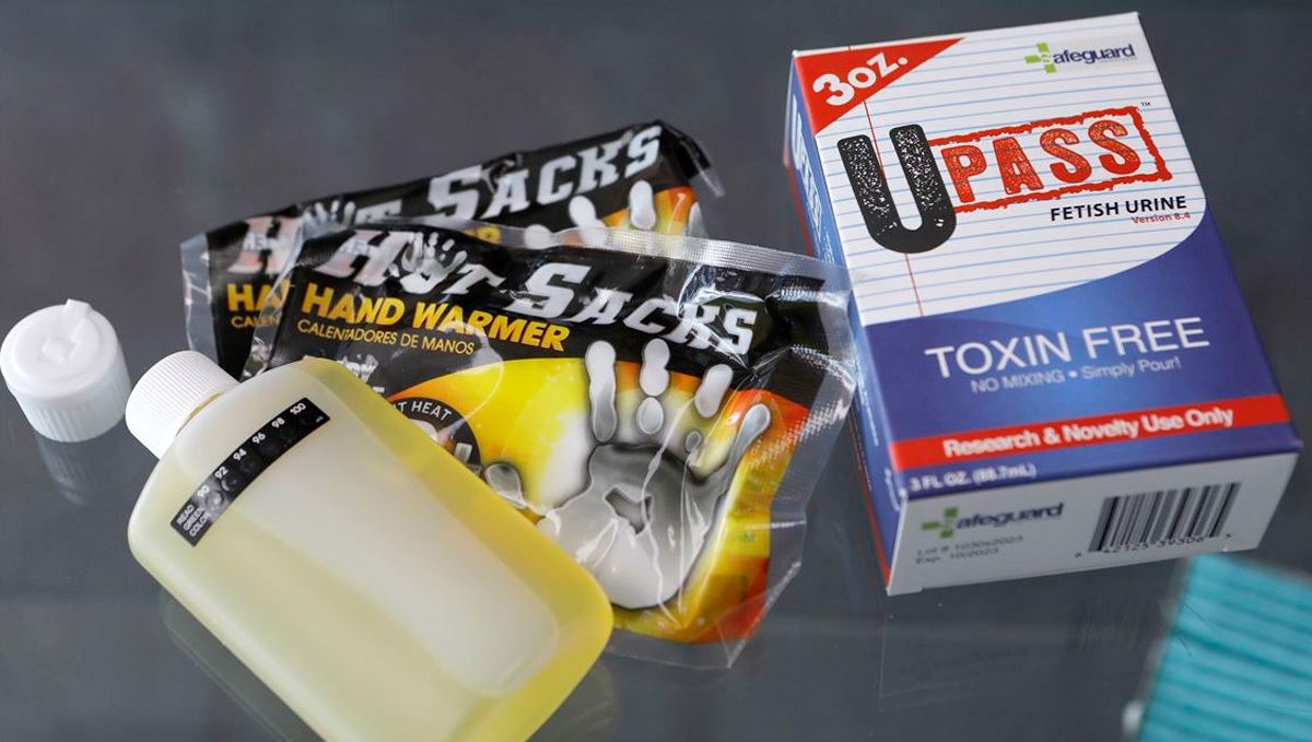 Synthetischer Urin Denk daran, dass du dich strafbar machen kannst, wenn du erwischt wirst!