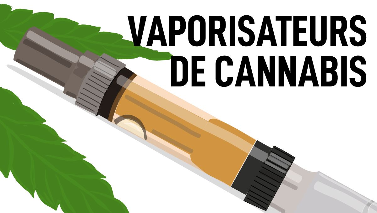 Vaporisateurs: Illustration d'un Stylo Vaporisateur de Cannabis
