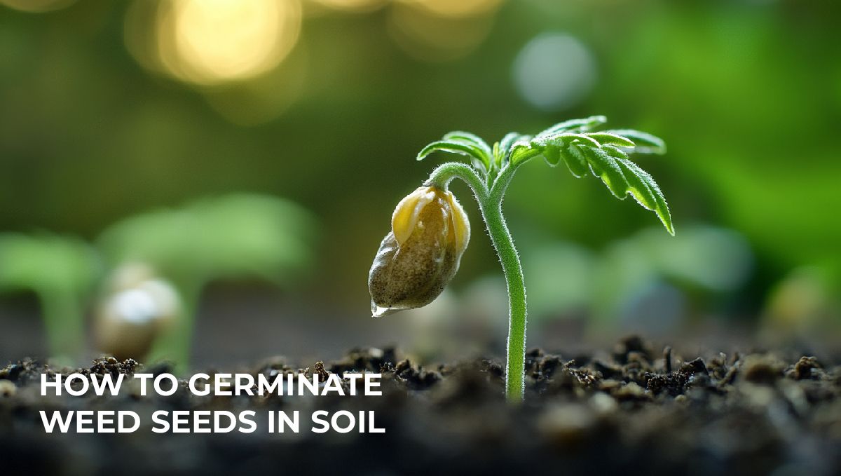 How to germinate weed seeds in Soil
