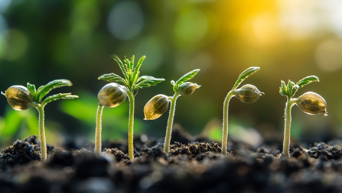 How are cannabis seeds produced?