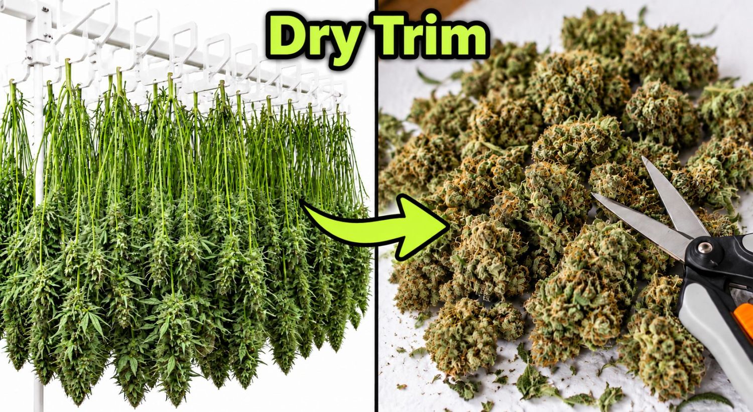 Trimming Guide: Dry trimming Cannabis plant Trimming Guide: Dry trimming Cannabis plant
