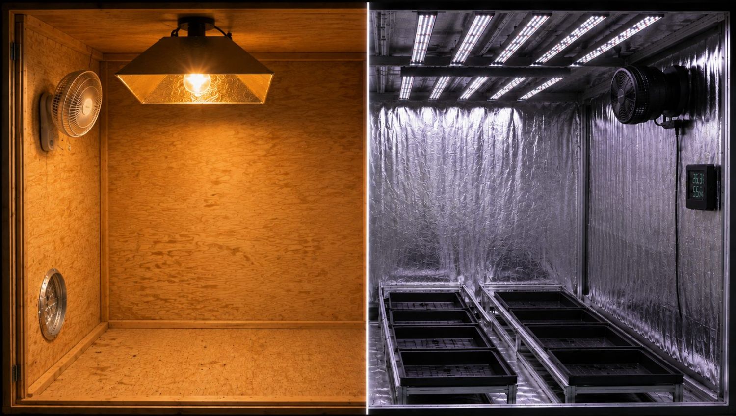 Grow šotor v notranjosti: trgovinski proti DIY Grow šotor v notranjosti: trgovinski proti DIY