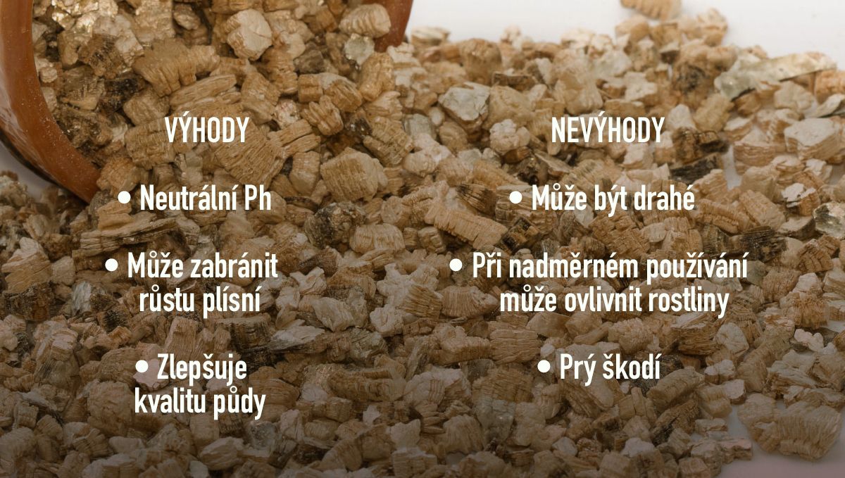 Výhody a nevýhody přidávání vermikulitu do půdy Výhody a nevýhody přidávání vermikulitu do půdy