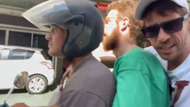 Nico on a Moto Thailand