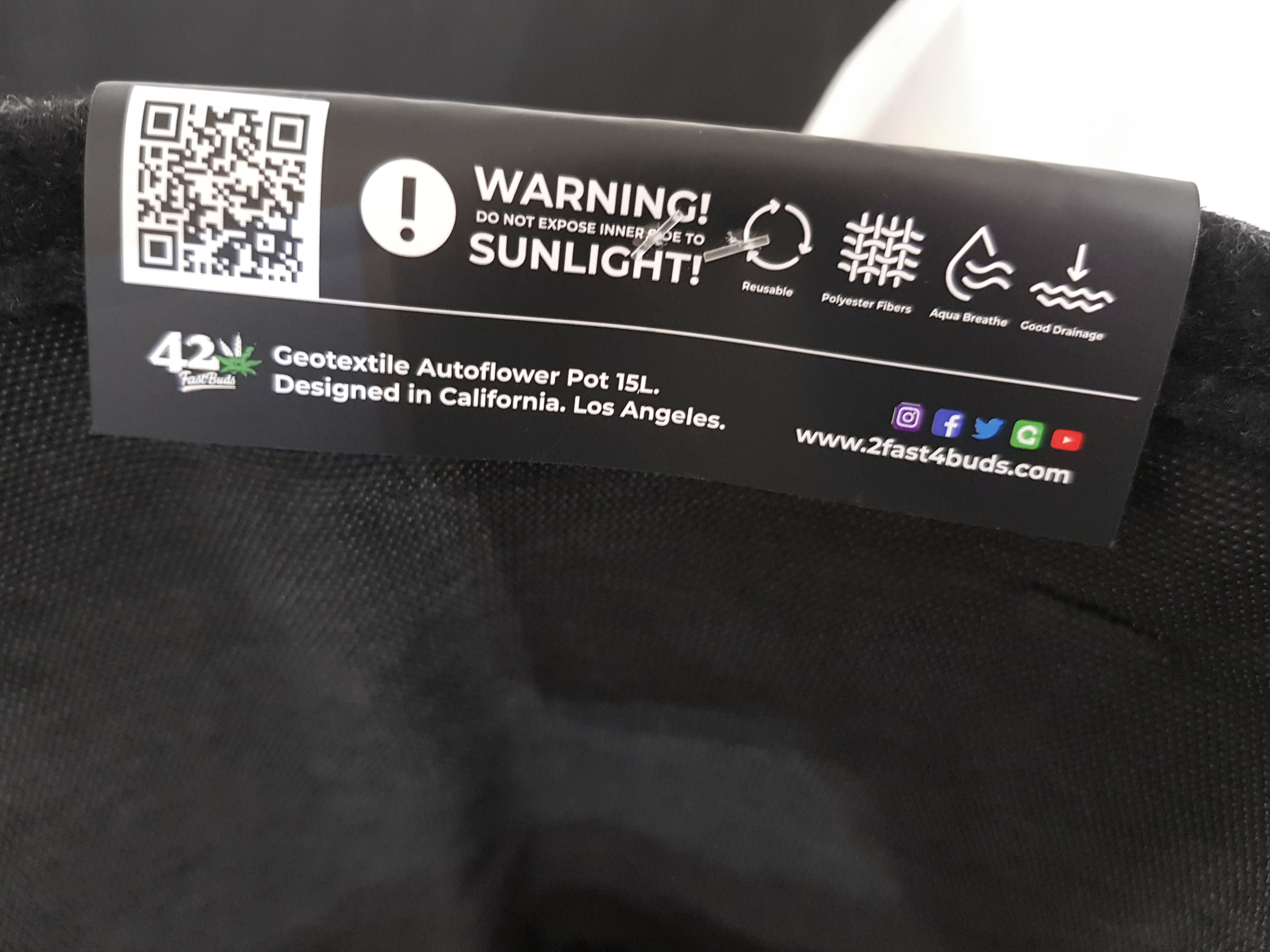 Geotextile Fabric Autoflower Pot